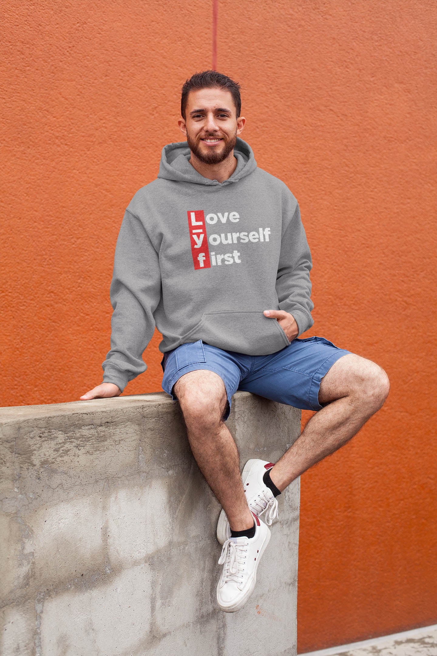 L.y.f Red Premium Designer Hoodie